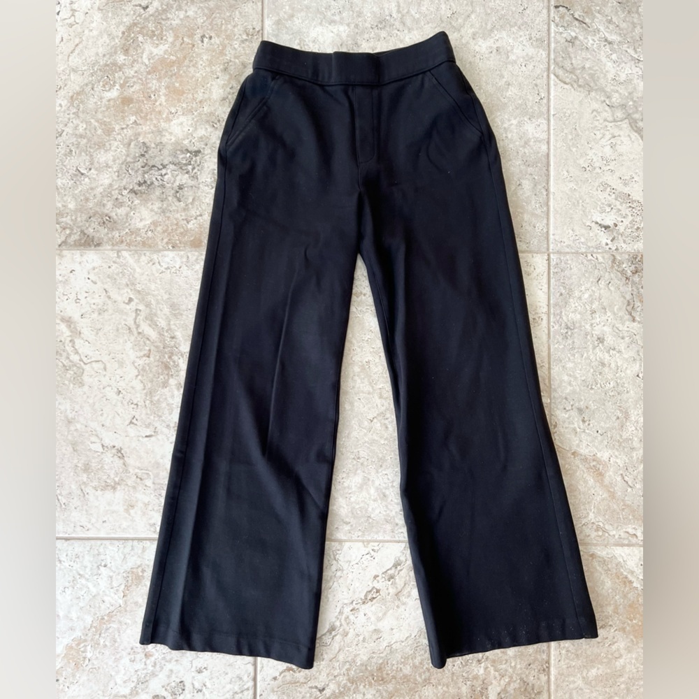 SPANX The Perfect SPANXsmooth™ PerfectFit Ponte Wide Leg Pant, Black, size XS